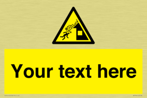 Custom warning roof avalanche